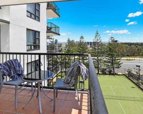 Balcony over Tennis Court