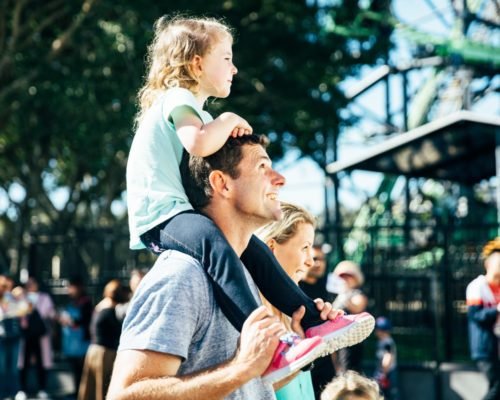 daughter-on-shoulders-of-father-and-with-mother-at-movie-world